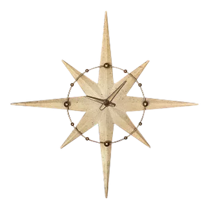 1950s Atomic Star Starlite Wall Clock Light Chicago