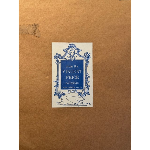 1960s Signed Vincent Price Collection Art For Sale In Los Angeles - Image 6 of 8