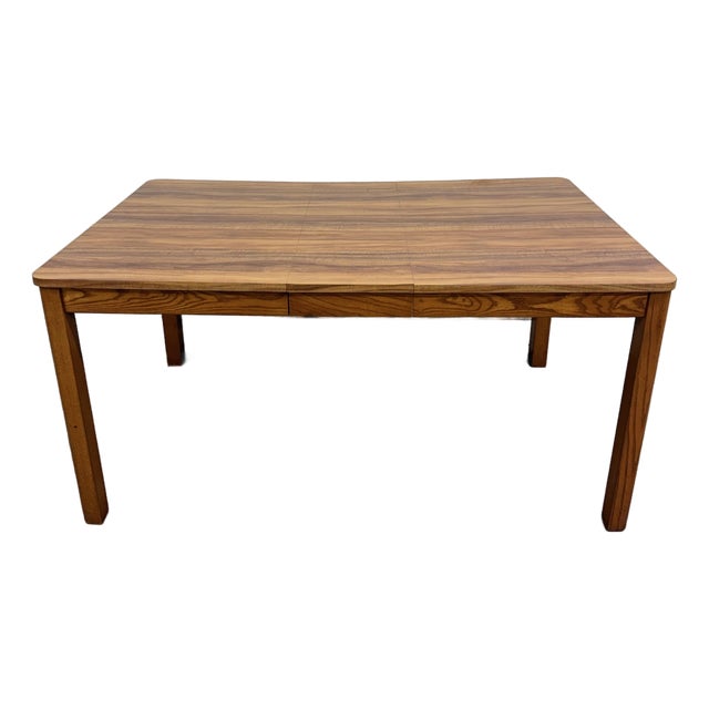 Vintage MCM Mid Century Danish Modern Style Dining Table For Sale
