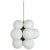 Mid-Century Space Age White Atomic Pendant from Kaiser, Germany, 1960s For Sale - Image 11 of 11