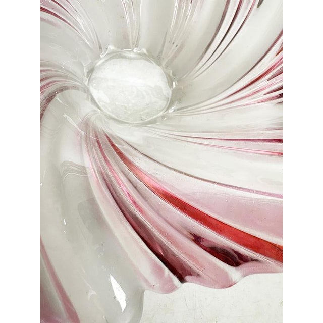 Vide Poche in Pink and White Glass, France, 1970 For Sale - Image 13 of 17