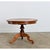 Italian 19th century inlaid walnut and birch center table with geometric marquetry decorating the top in concentric...