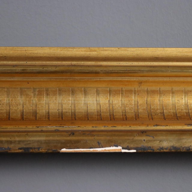 Gold Empire Gilt Frame in Gold Leaf For Sale - Image 8 of 10
