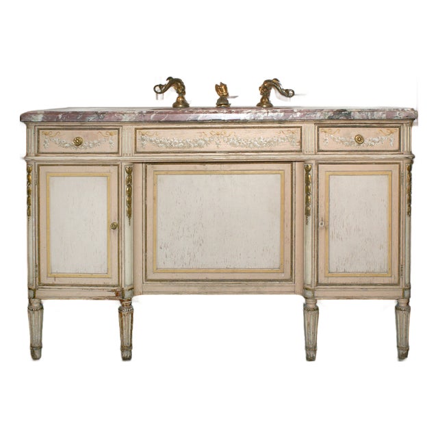 Antique Console Sink Louis XVI Style For Sale
