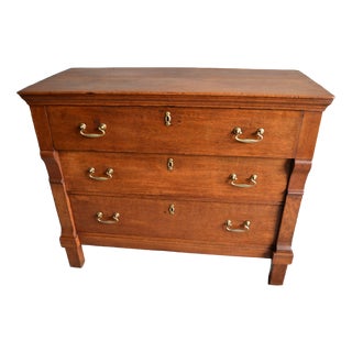 Antique Oak Chest of Drawers For Sale