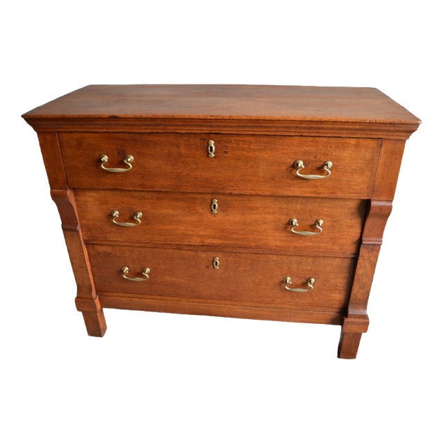 Antique Oak Chest of Drawers For Sale