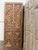 Antique Rustic Chevron Hand-Carved Spanish Style Wooden Doors 80x30 For Sale - Image 4 of 7