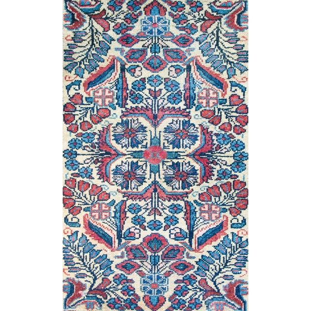 Early 20th Century Persian Dargazine Rug For Sale - Image 9 of 15