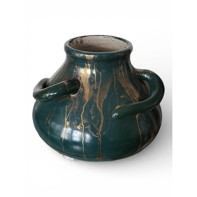 Art Deco Stoneware Vase by Léon Pointu, 1920s For Sale - Image 4 of 8