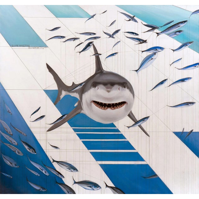 Elmar Magerram, Ocean Kinetics, 2000s, Oil on Canvas For Sale - Image 4 of 4