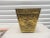 Vintage Brass Victorian Repousse Wastepaper Basket For Sale - Image 4 of 7