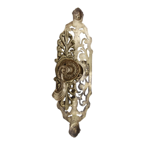 Vintage Victorian Brass Door Knob & Lever Set - 6 Piece Set