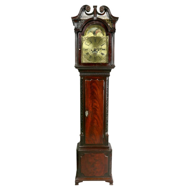 George III Mahogany Longcase Clock by William Taylor of Whitehaven, Cumbria For Sale - Image 13 of 13