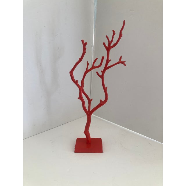Coral Faux Metal Sculpture For Sale - Image 10 of 10