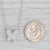 2020s New 0.20ctw Diamond Butterfly Pendant Necklace 14k Gold Cable Chain 17"-18" For Sale - Image 5 of 5