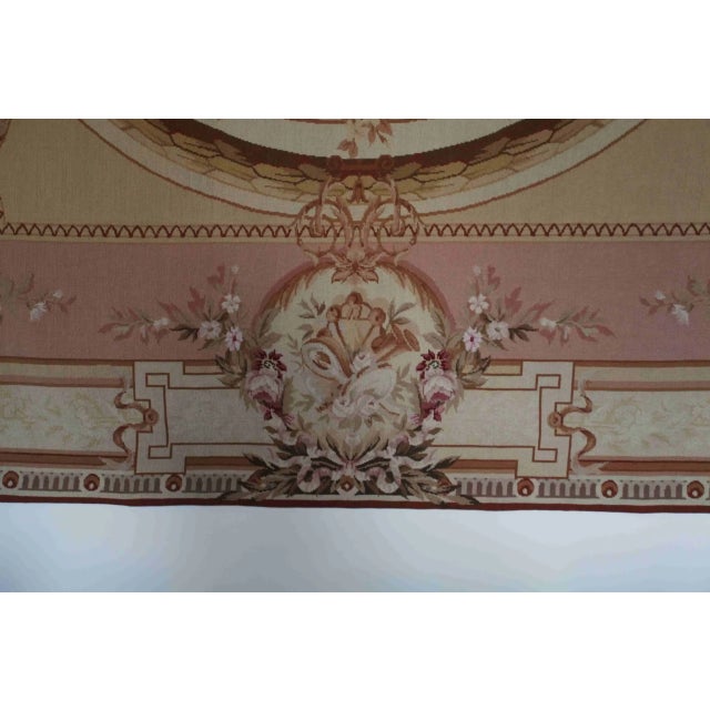 Handwoven Koberec Rug from Aubusson For Sale - Image 3 of 5