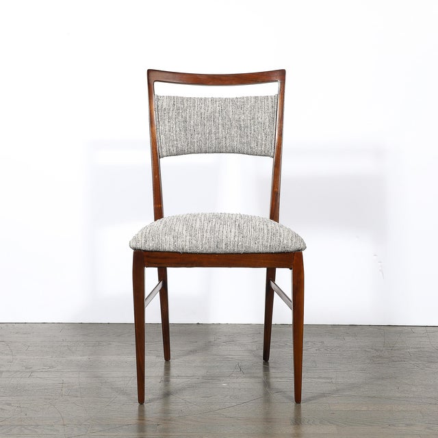 Set of 4 Paul McCobb Mid-Century Sculptural Walnut Dining Chairs by Directional For Sale In New York - Image 6 of 15
