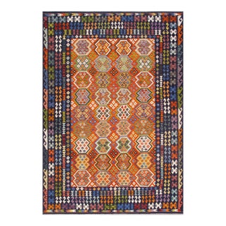 Pasargad Home Kilim Multi Wool Area Rug- 8' 4'' X 11'11'' For Sale