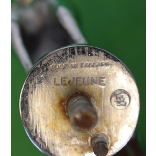 Lejeune Made in England Chrome W/ Jockey/ Racehorse Car Mascot For Sale - Image 4 of 6