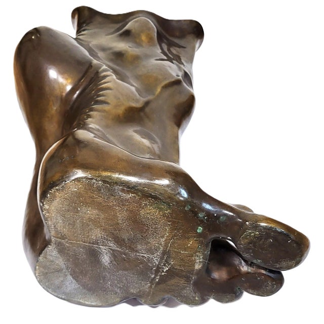 Monumental Modern Bronze Sculpture "Foot" by Adam Kurtzman 2/25 For Sale - Image 17 of 17