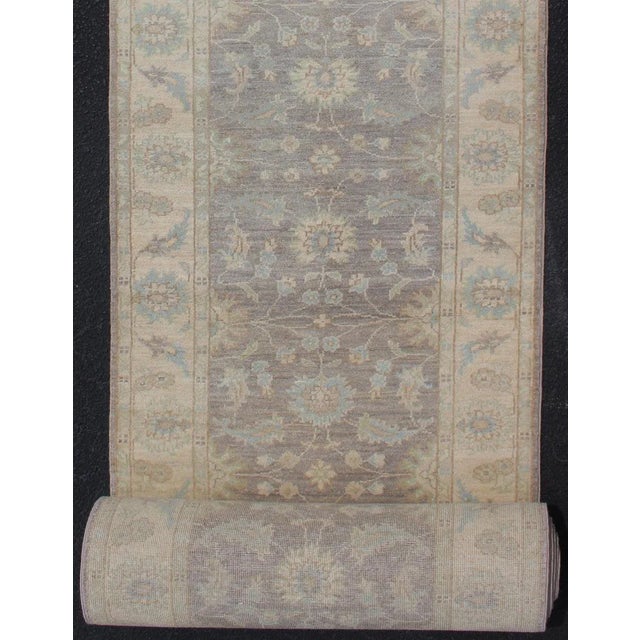 Keivan Woven Arts Runner With All-Over Tabriz Design With Geometric Motifs For Sale In Atlanta - Image 6 of 12