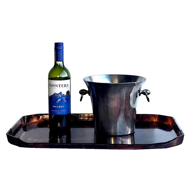 1970s Vintage Sant'Andrea Silver-Plated Champagne Cooler/Ice Bucket For Sale - Image 5 of 8