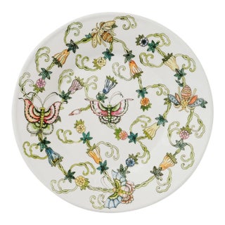 Butterfly and Bees Melamine Salad Plates, Set of 4 For Sale