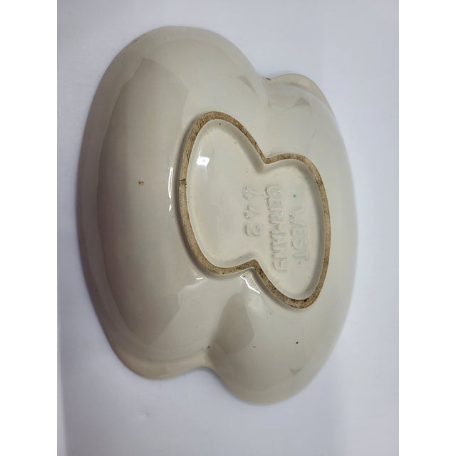Large Vintage West German Glazed Ceramic Trinket Tray, 1970s For Sale - Image 9 of 11