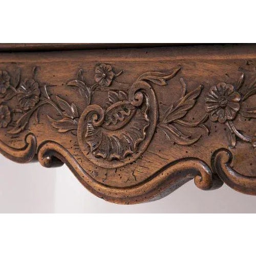 Wood Vintage Wooden French Console For Sale - Image 7 of 10