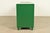 Michael Taylor for Baker Furniture Mid-Century Hollywood Regency Green Lacquered Campaign Dresser, Newly Refinished For Sale - Image 13 of 15