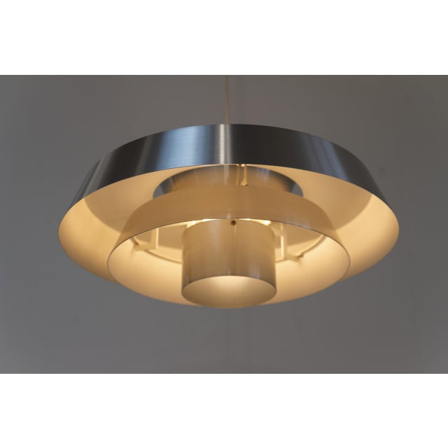 Fog & Mørup Danish Nova Pendant by Jo Hammerborg for Fog & Mørup, 1960s. For Sale - Image 4 of 16