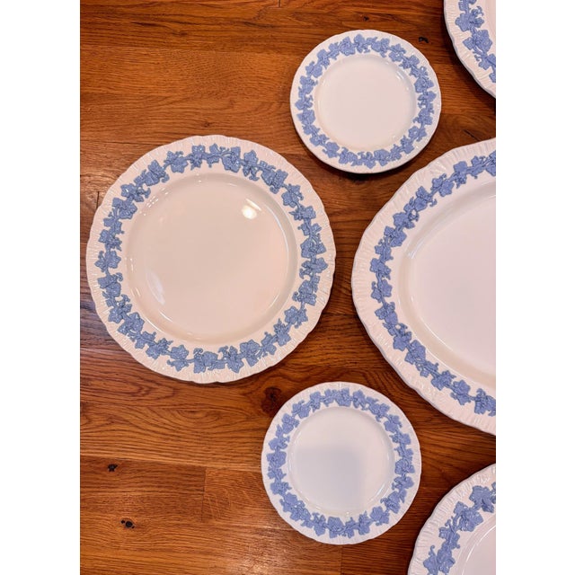 Wedgwood Wedgwood Queens Ware China- Instant Plate Wall- Plate Arrangement- Set of 9 For Sale - Image 4 of 10
