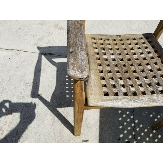 Kircodan of Denmark Danish Modern Solid Teak Outdoor Dining Set5 Piece