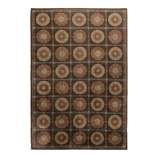 Contemporary Aubusson-Inspired Oversized Wool Rug by Rug & Kilim, Nepal For Sale