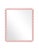 Contemporary Fleur Home Carnival Muses Rectangle Mirror in Authentic Pink, 36x47.5 For Sale - Image 3 of 3