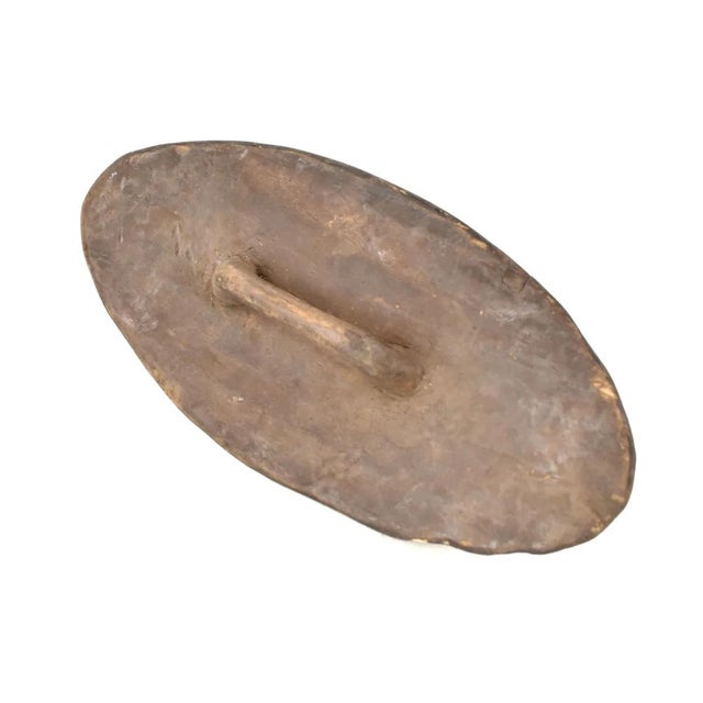 Early 20th Century Songye Miniature Shield with Kifwebe Mask For Sale In Denver - Image 6 of 6