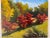 "Red Foliage" Contemporary Landscape Oil Painting by Teresa DiMarco For Sale - Image 4 of 4
