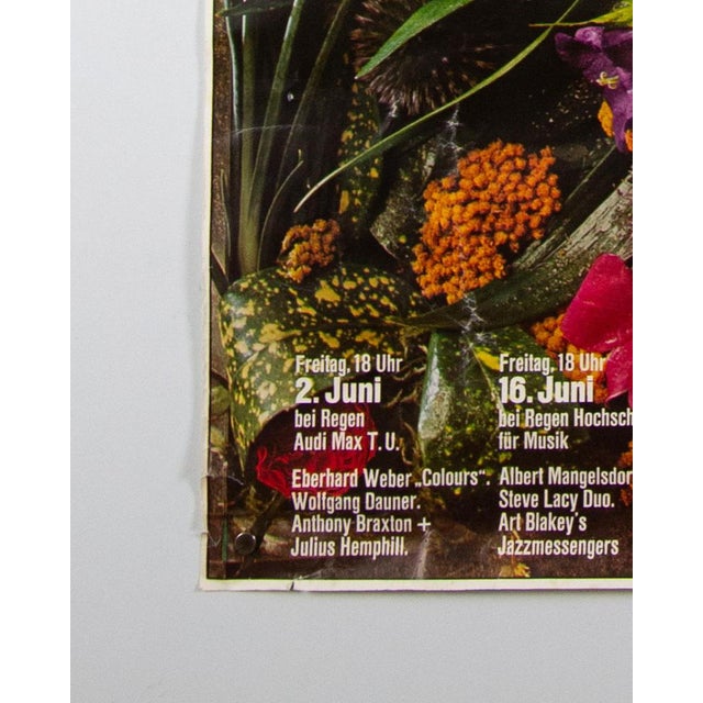 Jazz in the Garden Original Jazz Festival Poster by Günther Kieser, 1978 For Sale - Image 5 of 9