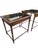 Thomasville Vintage Faux Bamboo Nesting Stacking Tables Hollywood Regency Glass For Sale In Philadelphia - Image 6 of 18