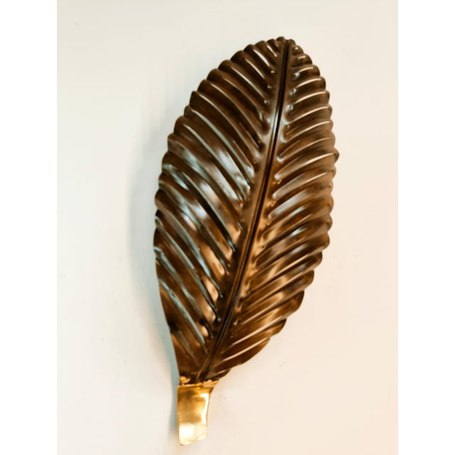 Brown Metal Palm Leaf For Sale - Image 11 of 18