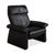 Modern Lugano Leather Armchair in Black with Manual and Reclining Function from Erpo For Sale - Image 3 of 18