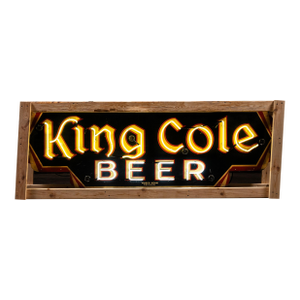 C. 1930s King Cole Beer Neon Sign