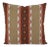 Southwestern-Style Brown & Red Stripe Pillow Cover For Sale