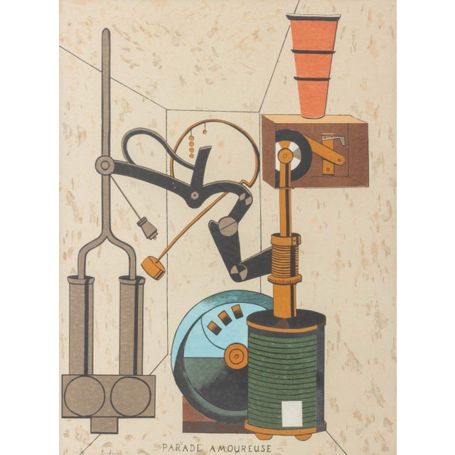 Francis Picabia (French, 1879-1953), "Parade Amoureuse" [Love Parade], Serigraph in Colors, signed in print lower left,...
