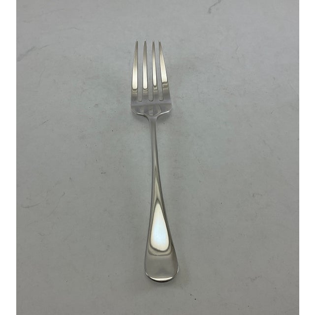 1980s Silver Serving Fork, Rattail For Sale In New York - Image 6 of 11