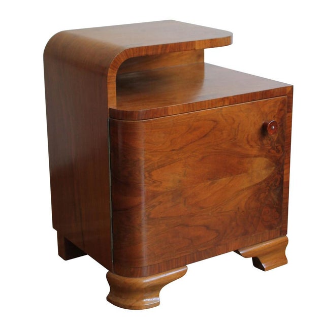 Vintage Art Deco Bedside Table, 1930s For Sale - Image 16 of 16