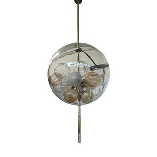 Murano Glass Ceiling Light, 1980s For Sale