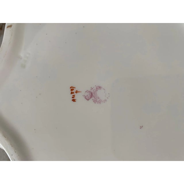 Antique Mintons England Scalloped Dish For Sale In Austin - Image 6 of 13
