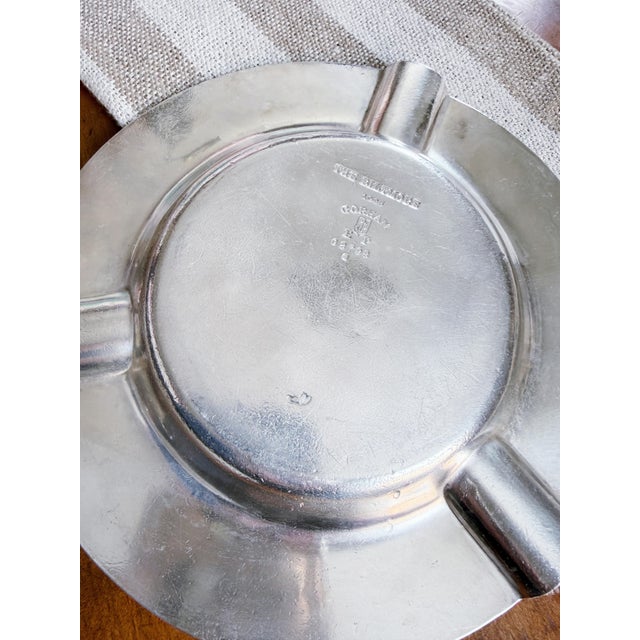 Metal 1925 Silver Plated Cigar Ashtray From the Biltmore Hotel For Sale - Image 7 of 7