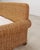 Organic Modern Woven Rattan Wicker Lounge Chair and Settee For Sale - Image 14 of 18